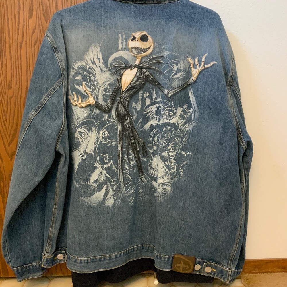 Nightmare Before Christmas Jean Jacket and t-shirt